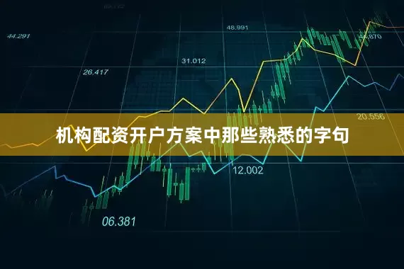 机构配资开户方案中那些熟悉的字句